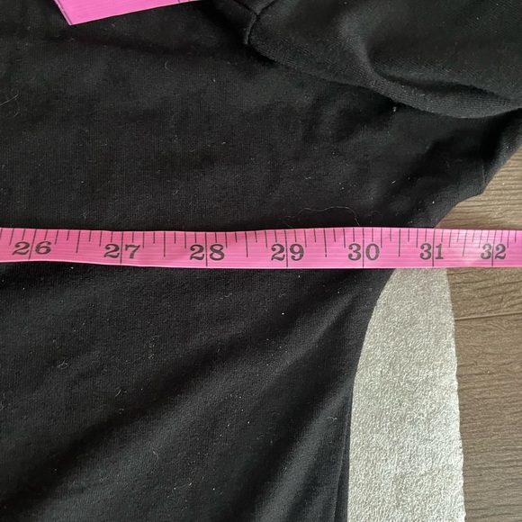 [3XL]Q Neel Black T-Shirt Balman Sleeve Tunic Dress - Picture 2 of 7